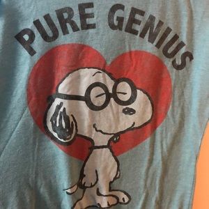 Snoopy Pure Genius blue T-shirt Large